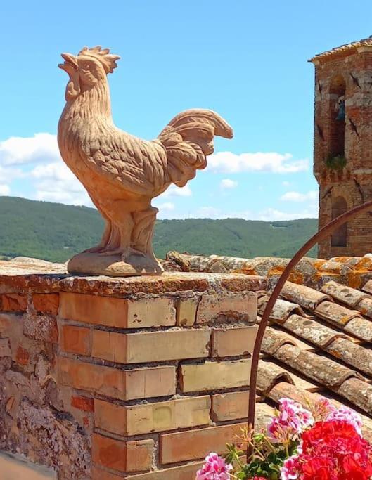 La Casa Del Gallo Radicondoli ภายนอก รูปภาพ