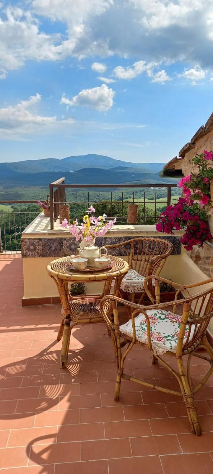 La Casa Del Gallo Radicondoli ภายนอก รูปภาพ